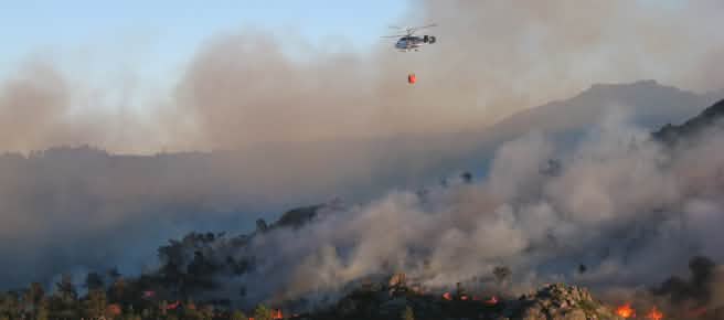 Incendio en Galicia en el año 2013