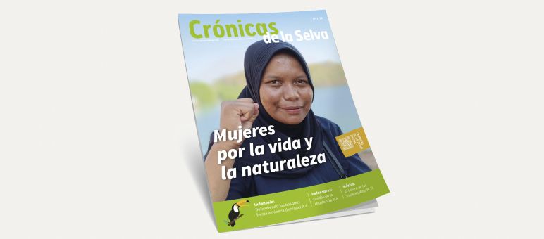 Portada de la revista Crónicas de la Selva Portada en vista 3D de la revista Crónicas de la Selva 1/24