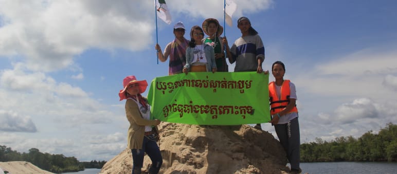 “Detengan la extracción de arena en la provincia Koh Kong”, exige la organización Mother Nature en Camboya