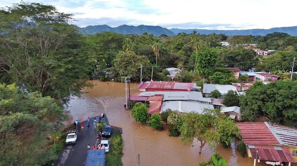 Inundación en Tonosí, provincia de Veraguas