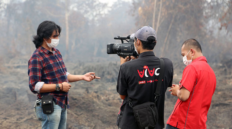 Feri Irawan ante los incendios en Indonesia